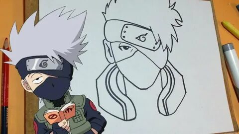 Cómo dibujar a kakashi de NARUTO