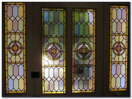 Stick On Stained Glass Window - Glass Designs