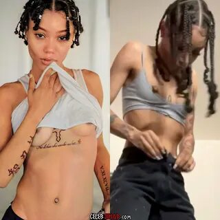 Coi Leray Compilation di capezzoli nudi e culo Twerking jd