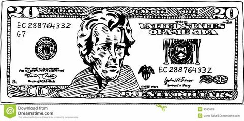 20 dollar bill clipart - image #6