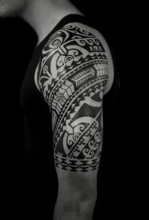 Marquesan Patutiki- Half sleeve by Igor Kampman - Blackinkta