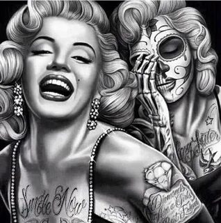 Love this! Marilyn monroe tattoo, Marilyn monroe art, Marily