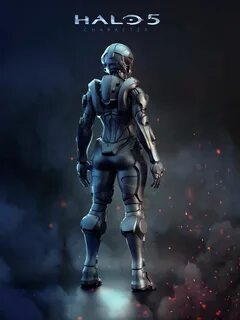 Halo 5 in 6 days, Pavel Kondratenko Female armor, Digital ar