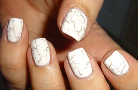 White Marble Effect Nail Foil from Charlies Nail Art