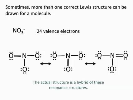 Drawing Lewis Structures: Resonance Structures - Chemistry T