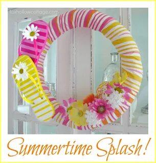 Make a Flip-Flop Wreath " Dollar Store Crafts