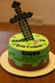 Minecraft Themed Cake