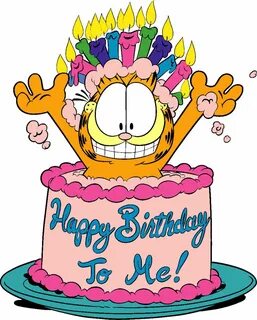 Garfield's birthday is the 19 June !!!!!!✨ Birthday cartoon,