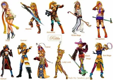 Rikku dresspheres Final fantasy x, Final fantasy, Final fant