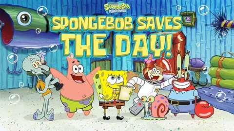 Browser Games - SpongeBob Saves The Day - Title Screen - The