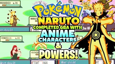 Pokemon Naruto Ruby - Completed Gba Hack With Anime Characte
