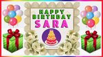 Happy, Birthday, Sara, Images, Names - FULL HD quality versi