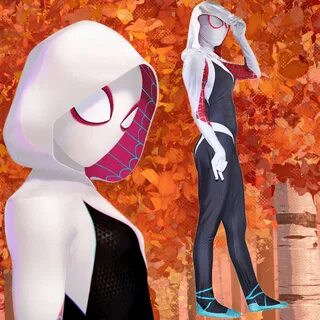Spider-Man: Into the Spider-Verse Gwen Stacy Cosplay Costume