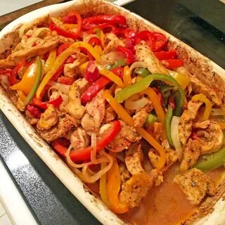 Oven Baked Chicken Fajitas 365 Days of Easy Recipes