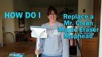 How Do I Replace a Mr. Clean Magic Eraser Mophead - YouTube