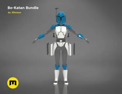 Bo-Katan Armor Bundle - 3Demon - 3D print models download