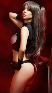 Disharmonica as Rin Tohsaka Sexy cosplay, Cosplay woman, Bru