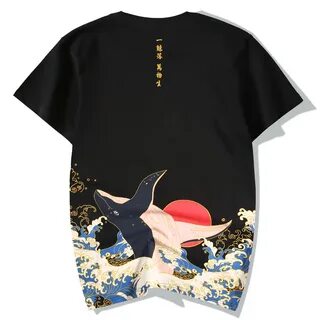 Japanese print t shirt dress