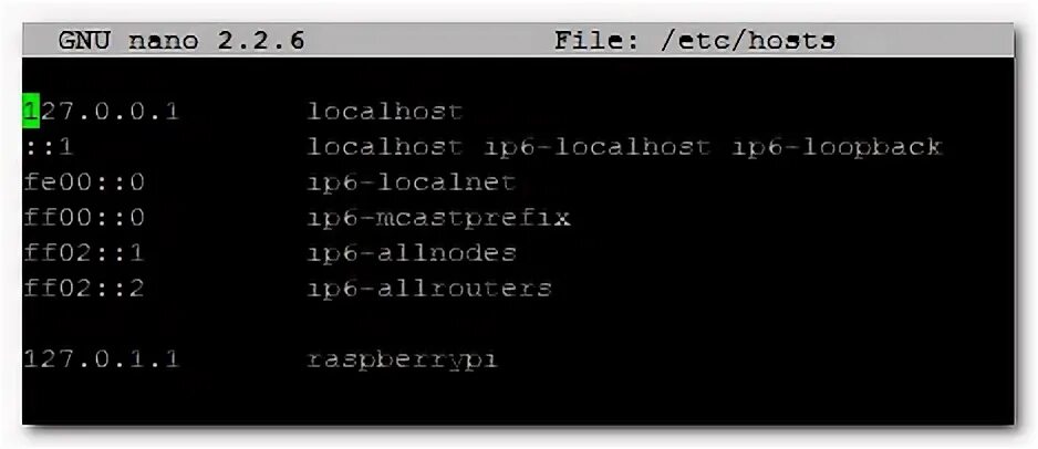 Как изменить имя хоста Raspberry Pi (или другого устройства 