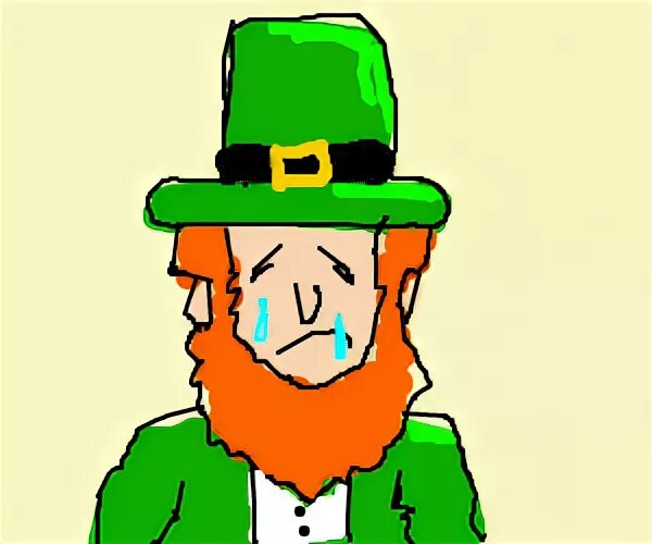 Sad Leprechaun - Drawception