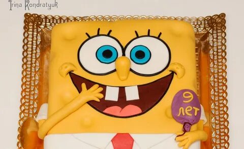 Рукоделки IrKo :): Торт для Никиты "Губка Боб"/ Cake SpongeB