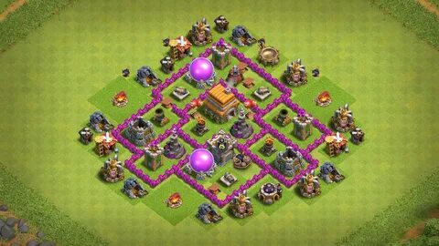 Town Hall 6 Base - Town hall 6 base - Best th6 layout Clash 