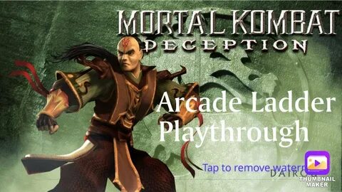 Mortal Kombat Deception- Dairou Arcade Ladder Playthrough - 