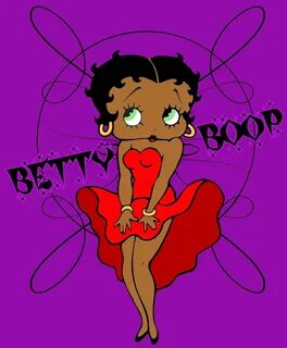 Betty Boop Cool Breeze - Red Dress pictures Betty boop art, 