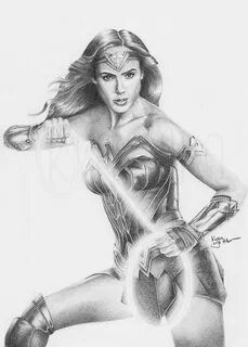 40+ Most Popular Wonder Woman Drawing Gal Gadot The Corvid J