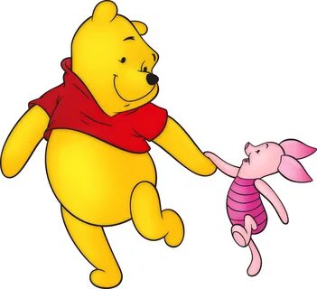 Winnie The Pooh And Piglet Free Png Clip Art Image - Winnie 