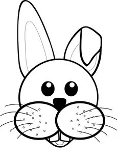 Bunny Face Clipart : Easter Bunny Face Clipart at GetDrawing