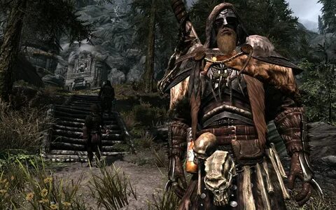 dragonbone barbarian armor male edition at skyrim nexus mods