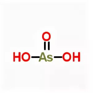 Arsonic acid H3AsO3 structure StudyHippo.com
