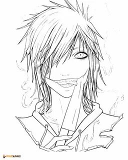 Creepypasta Coloring Pages Free Coloring Pages