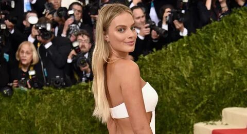 Margot Robbie Stuns in White Cut-Out Dress at Met Gala 2016 