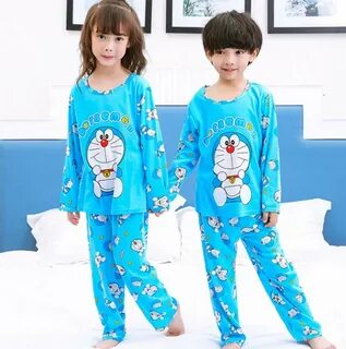 Family style Children Pajama Sets Long sleeve Cotton Kids Pi