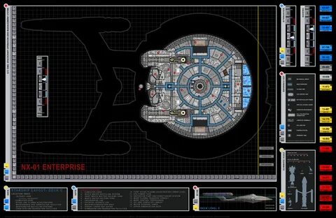 Star Trek Blueprints: Enterprise NX-01 Deck Plans