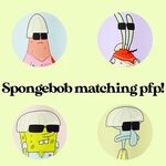 spongebob matching pfp! Funny profile pictures, Pictures for