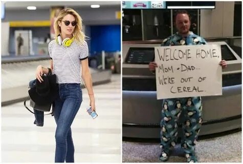 Embarrassing Airport Pickup Signs Funny Welcome Home Signs -