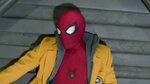 The yellow vest of his school worn by Peter Parker / Spider-