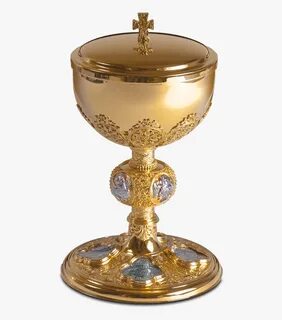 Chalice Clipart Ciborium - Ciborium And Cruets , Transparent