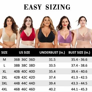 US$ 22.99 - Plus Size Front Closure Elastic Push Up Comfort Bra - www.maicei.com