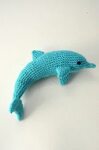 Dolphin - Realistic Animal Crochet - Surfing - Ocean - Hawai