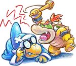 Yoshi's New Island (3DS) Artwork including lots of Crazy Yos