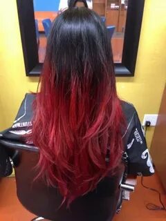 I'd have the red ombre be a little bit lower so I have a lot