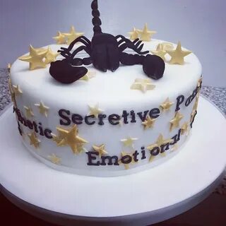 Horoscope Birthday Cake. #scorpio #scorpion #birthday #van. 