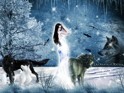 Queen of Wolves Fantasy wolf, Fantasy portraits, Wolf