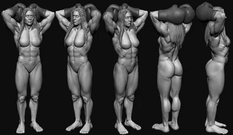 ArtStation - Muscular Female Sculpt
