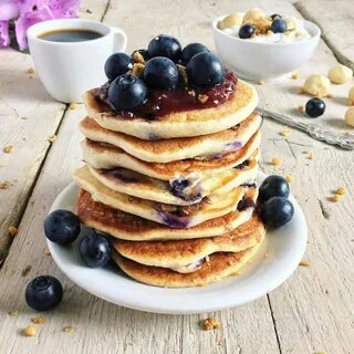 Buckwheat Banana Blueberry Pancakes - Bianca Zapatka Recipes