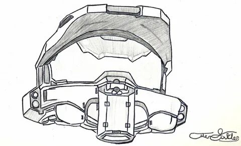 How To Draw Master Chief Helmet - Ferguson Cend1944